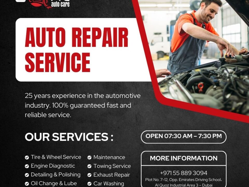 Car Repair and Service - Zone Auto Care offers tire and wheel service, engine diagnostics, oil changes, and more in Dubai.